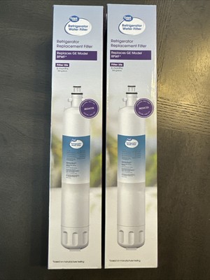 Great Value Refrigerator Water Filter LOT (2) for GE Model RPWF 6months 300 gal