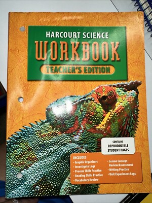Harcourt science Grade 5 Workbook Teacher s Edition