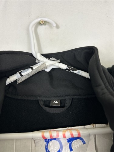 Rothco XL Tactical Jacket 9746 Black Full Zip Hooded Pockets Polyester