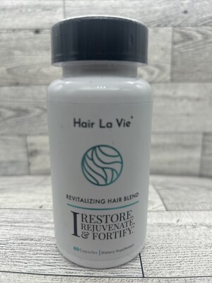 Hair La Vie - Restore Rejuvenate  Fortify Vitamins - 60 count - exp date 12/2025