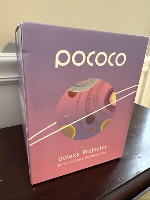 POCOCO Galaxy Star Projector for Bedroom with Replaceable Optical Film Discs