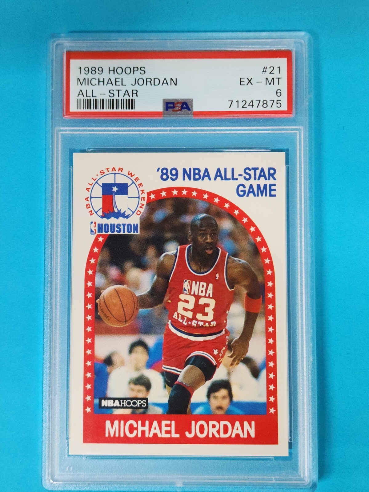 マイケルジョーダン 1989 Hoops All-Star MICHAEL JORDAN 1989 NBA HOOPS 1989 NBA ALL STAR GAME# 21 HOF