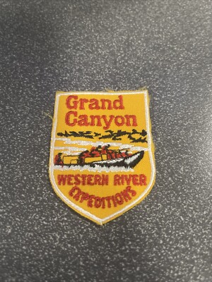 Vintage GRAND CANYON WESTERN RIVER EXPEDITONS iron/sew on Embroidered patch