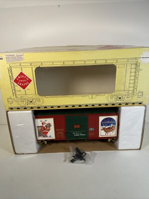 New In Box Aristo Craft Trains Christmas 2002 Box Car ART-46025 1:29 Scale G