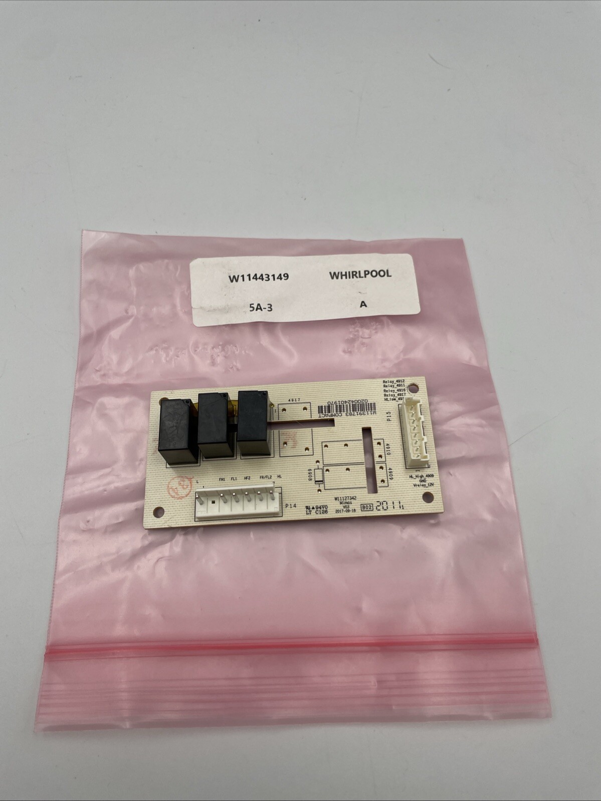 OEM Whirlpool Microwave MIMAS WHP1 T W11443149 for WML55011HS07