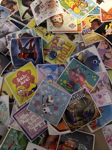 Modern/Vintage Character Stickers Surprise Lot Stocking Stuffers