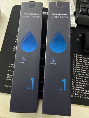 2 Pack- ECLEY Refrigerator Water Filter Model EC-03 Replacement for 46-9999