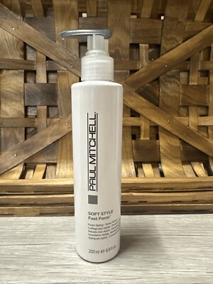 Paul Mitchell Soft Style Fast Form Cream Gel 6.8oz - Fast Styling, Tames Texture