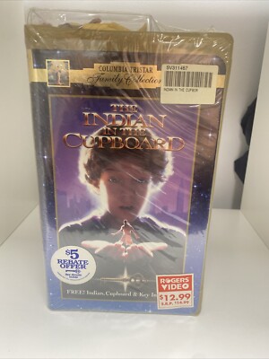 The Indian in the Cupboard (VHS, 2000, Clam Shell Sealed Indian Toy Watermarked