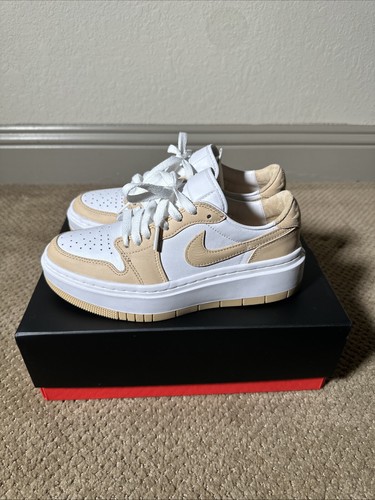 Nike Air Jordan 1 Low Elevete 白/ワインレッド