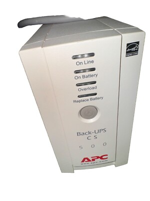 APC Back-UPS CS-500 Uninterruptible Power Supply Black 300W 500VA