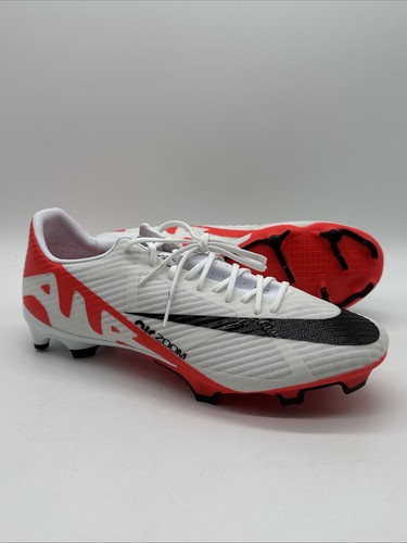 Size 10 Nike Mercurial Vapor 15 Academy FG/MG White Crimson Size 10 Nike Mercurial Vapor 15 Academy FG/MG White Crimson