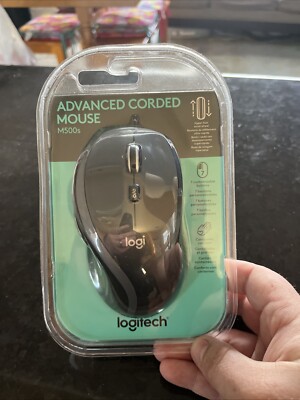 Logitech M500s Advanced Corded 7-Button Mouse - ( 910-005783) New In Box