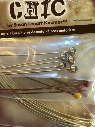 Susan Lenart Kazmer INDUSTRIAL CHIC JEWELRY Metal Ball Head Pins 20 Piece