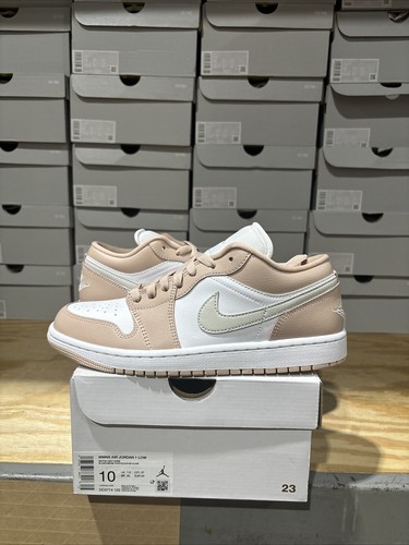 Nike Women's Air Jordan 1 Low 'White/Particle Beige' (DC0774