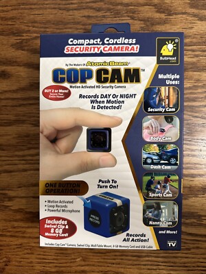 Bulb Head M17697 Cop Cam Mini Wireless Security Dash Nanny Cam Camera