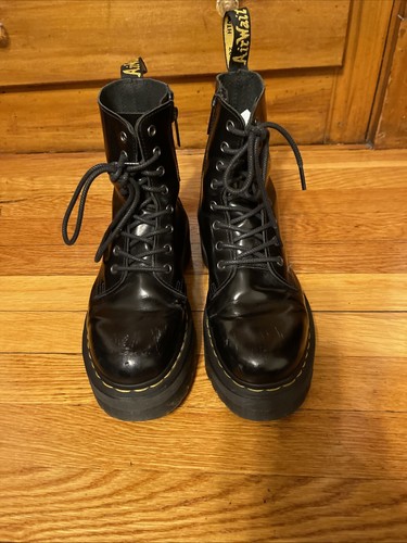 Doc Martens Jadon Platform Air Wair White High Top Boots