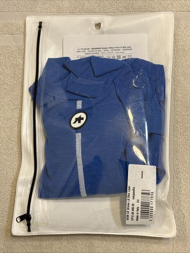 Assos Ultraz Winter LS Skin Layer-Calypso Blue - Women's Medium Baselayer -NWT