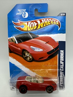 Error!  Hot wheels Ferrari California Faster Than Ever Error Wheels VHTF!