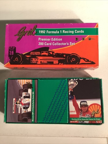 Grid 1992 Formula 1 Racing Cards 200枚セット Grid 1992 Formula 1 Racing Cards Premier Edition 200 Card