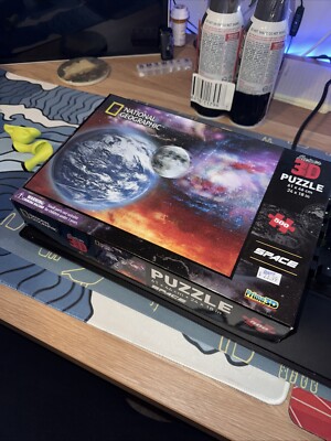 NATIONAL GEOGRAPHIC SPACE SUPER 3D PUZZLE 500 PC 24X18IN BRAND NEW UNOPENED