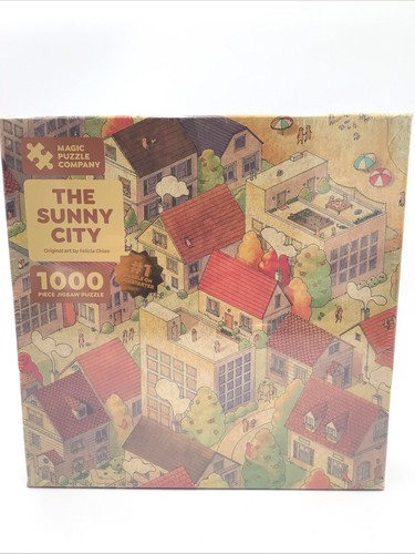 マジックパズルカンパニー THE SUNNY CITY ジグソーパズル Amazon.com: The Sunny City • 1000-Piece Jigsaw Puzzle from