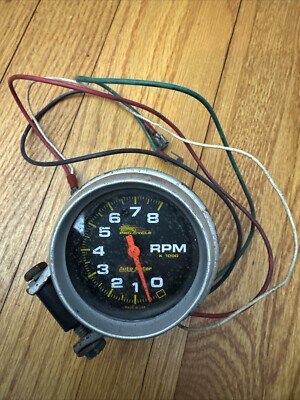 Autometer Auto Meter Harley Pro Cycle Tach Tachometer 8000 RPM