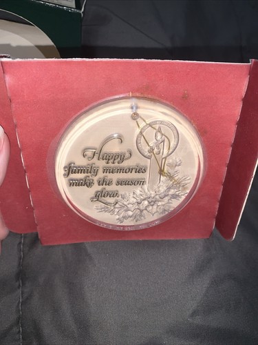 Vintage American Greetings “Happy Family Memories Make The Season Glow” Ornament