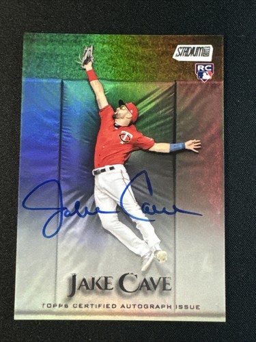 Jake Cave 2019 Topps Stadium Club Rainbow Foil Auto /10 #SCA