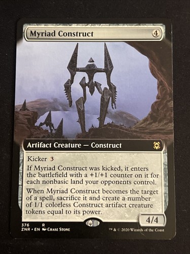 1x Myriad Construct Extended Art Zendikar Rising LP MTG 1x Myriad Construct Extended Art Zendikar Rising LP MTG