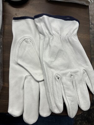 Men s X-L 100% Leather Driving And Load Handling Gloves Vers Soft