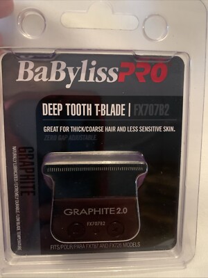 BaBylissPRO Graphite Deep Tooth 2.0 MM Replacement T-Blade | FX707B2