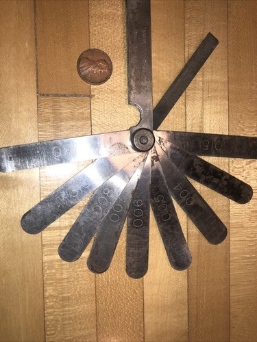 VTG Bonney Tools Tool Feeler GaugeUSA K-51 Spark Plug Gas Station Oil FREE S&H