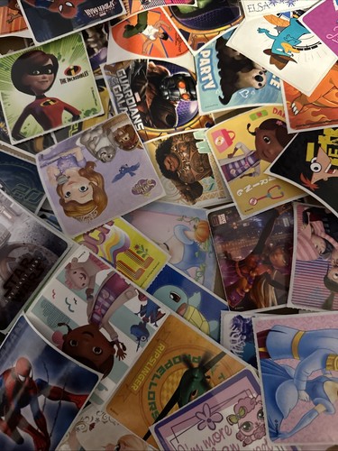 Modern/Vintage Character Stickers Surprise Lot Stocking Stuffers