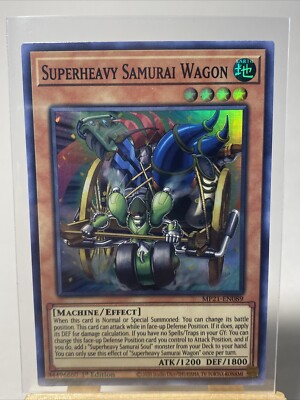 YuGiOh! Superheavy Samurai Wagon 2021 Tin of Ancient Battles MP21-EN089