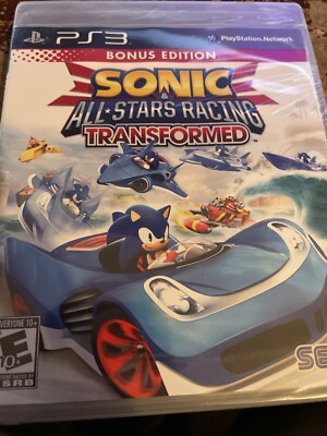 Sonic & All Stars Racing Transformed PS3 Playstation 3 NEW SEALED COMPLETE CIB