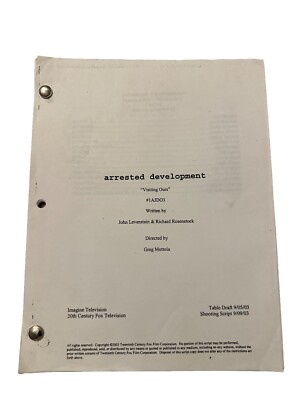 Arrested Development Set Script 