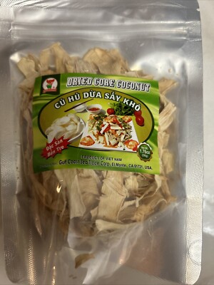 CO HU DUA Say Pho Dried Core Coconut  50g Product Of Vietnam