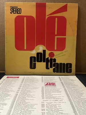 John Coltrane -Ole / Atlantic 1373;  1961  Stereo press Blue/Green label /Tested