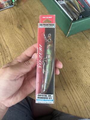 Yo Zuri 3D Crystal Minnow 130 mm Flottant Leurre F1147-RBK (2060)
