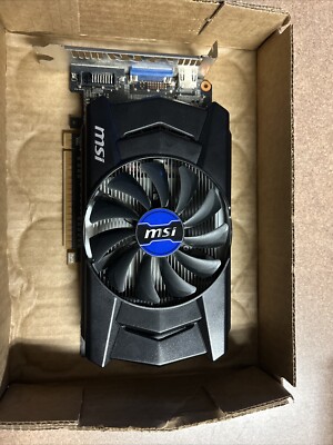 Graphics Card MSI N750TI-2GD5/OC GeForce GTX 750 Ti 2GB 128-Bit GDDR5
