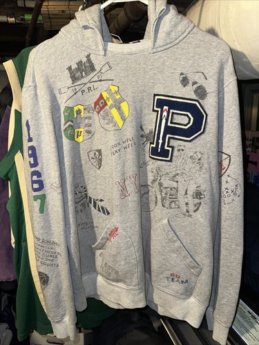 Polo Ralph Lauren P Patch PRL 1967 All Over Print Hoodie