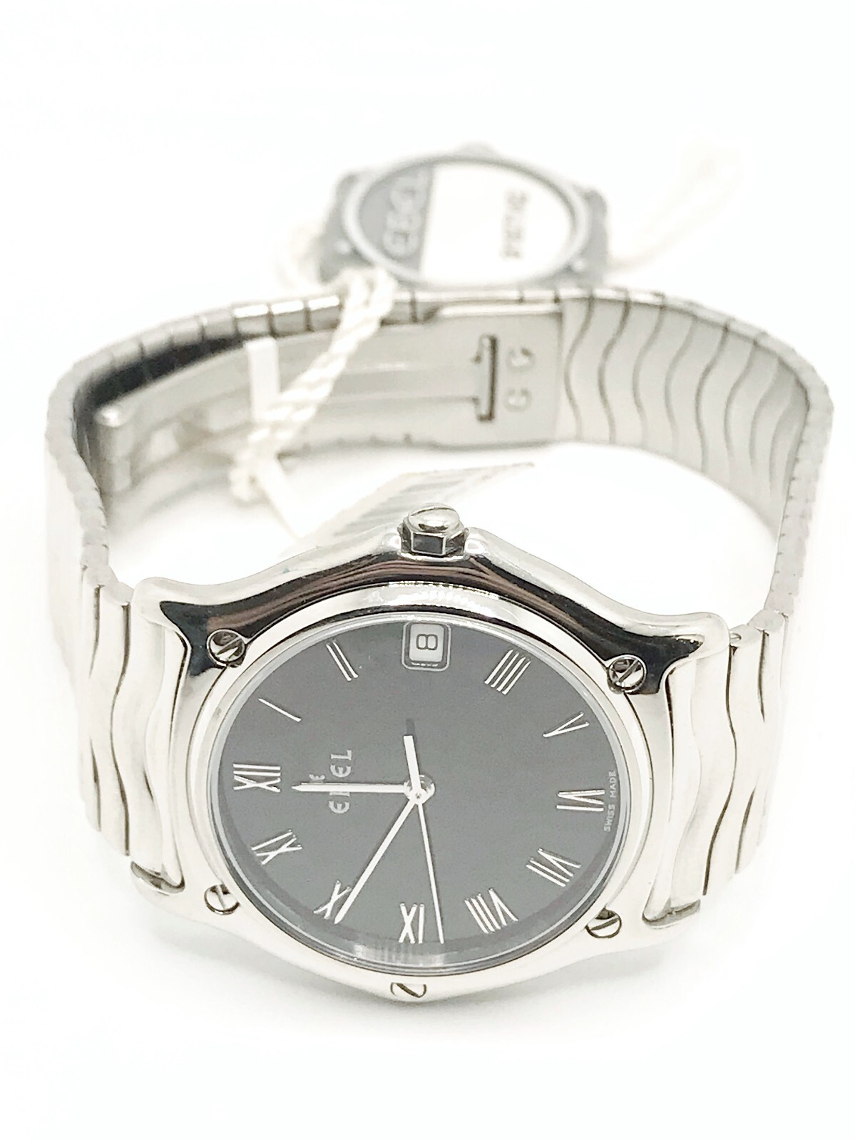 Ebel Sport Classic Stainless Steel Mens Watch Fits Up To 8.5