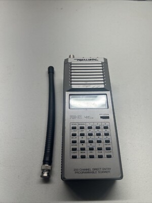 Realistic Portable Scanner PRO-32 Model 20-133  Power Direct Entry 200 Channel