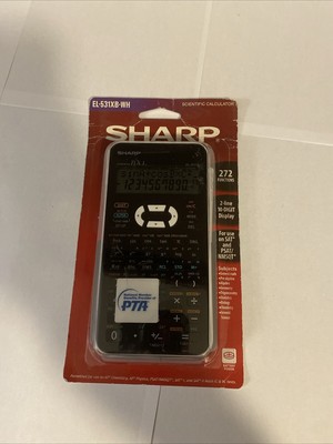 Sharp EL-531XH Scientifc Calculator Black EL531XBWH