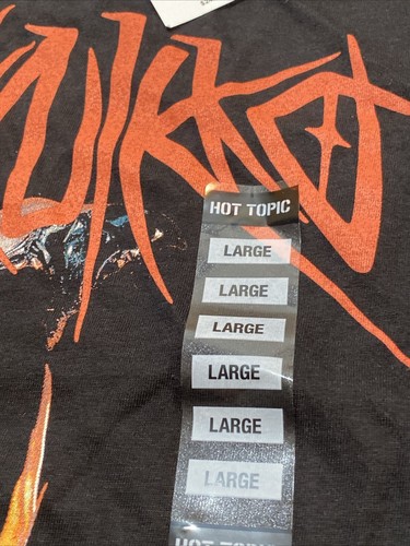 Ashnikko 2023 Weedkiller Tour T-Shirt NEW Large Concert Weed Killer Hot Topic