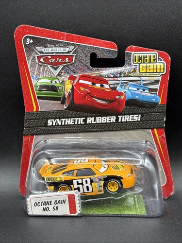 2006 Disney Cars Pixar #58 YELLOW OCTANE GAIN SYNTHETIC