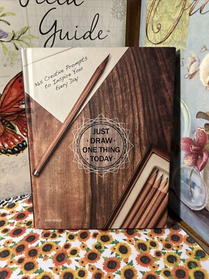 Just Draw One Thing Today John Gillard Artist Drawing Journal Sketch Book ART 