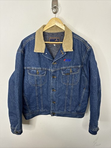 ジャケット・アウター RATS STORM RIDER DENIM JKT Mustang Roughrider Stormrider Men XL Blanket Lined Denim