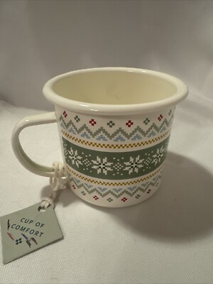 Brend New Fair Isle Mug 12 oz from The spoonful of Comfort Company .Enamel